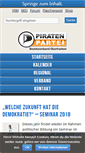 Mobile Screenshot of piraten-oberfranken.de