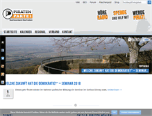 Tablet Screenshot of piraten-oberfranken.de
